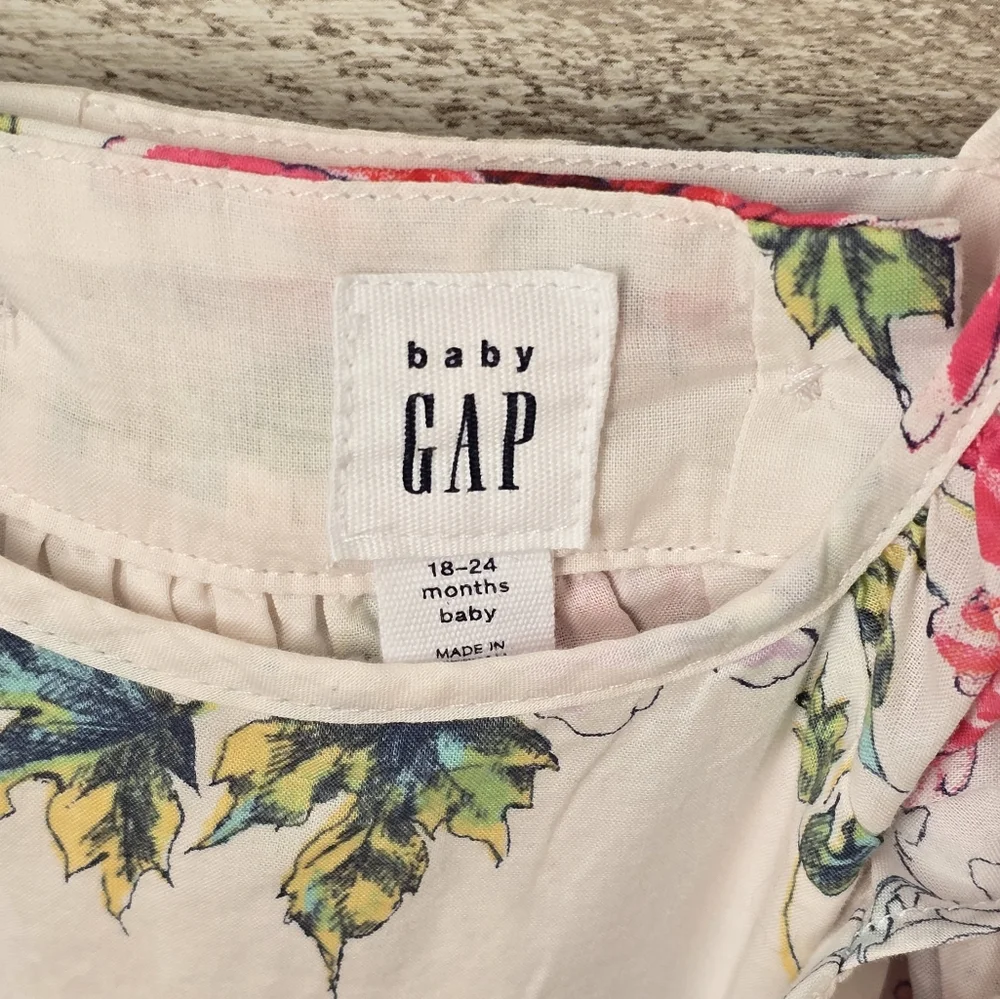 Baby Floral Ruffle Dress | Gap